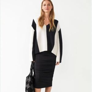 & OTHER STORIES | oversized cropped lamb sweater